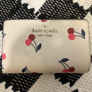 KATE SPADE pink cherry wallet 🍒🩷